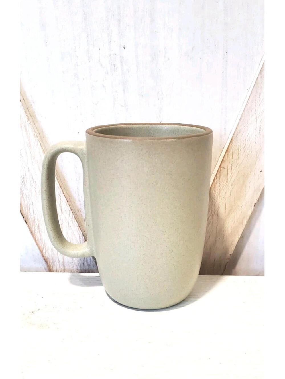 Vintage Heath Ceramics 700 Pottery Large Coffee Mug 4 1/2" Tall - Sage Green